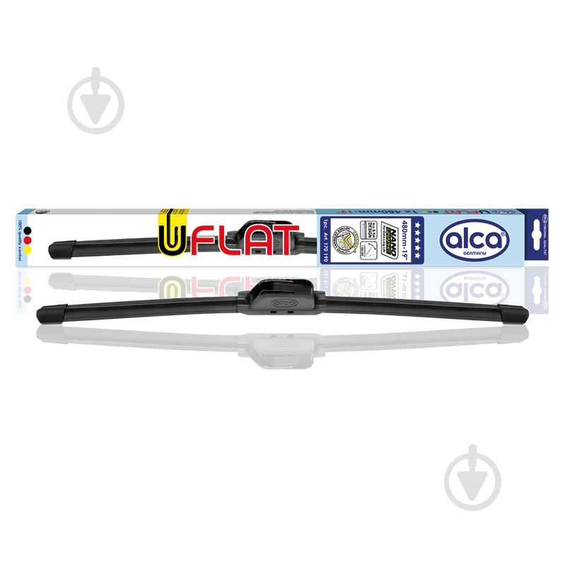 Щетка стеклоочистителя Alca U-FLAT 19" 480 мм 1 шт. - фото 1