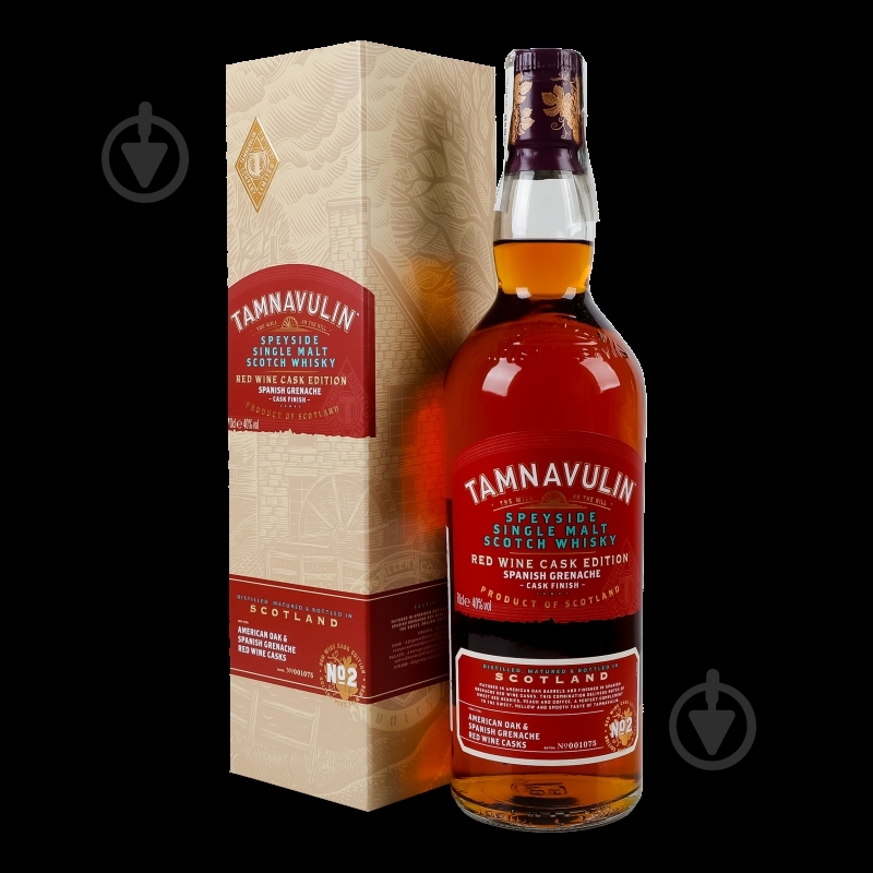 Виски Tamnavulin 40% Spanish Grenache Red wine cask edition 0,7 л - фото 10 Виски Tamnavulin 40% Spanish Grenache Red wine cask edition 0,7 л - фото 10