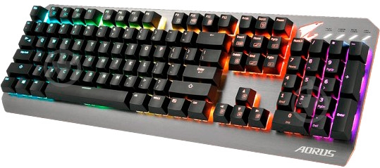Клавіатура ігрова Gigabyte (AORUS K7) black/grey - фото 1 Клавіатура ігрова Gigabyte (AORUS K7) black/grey - фото 1