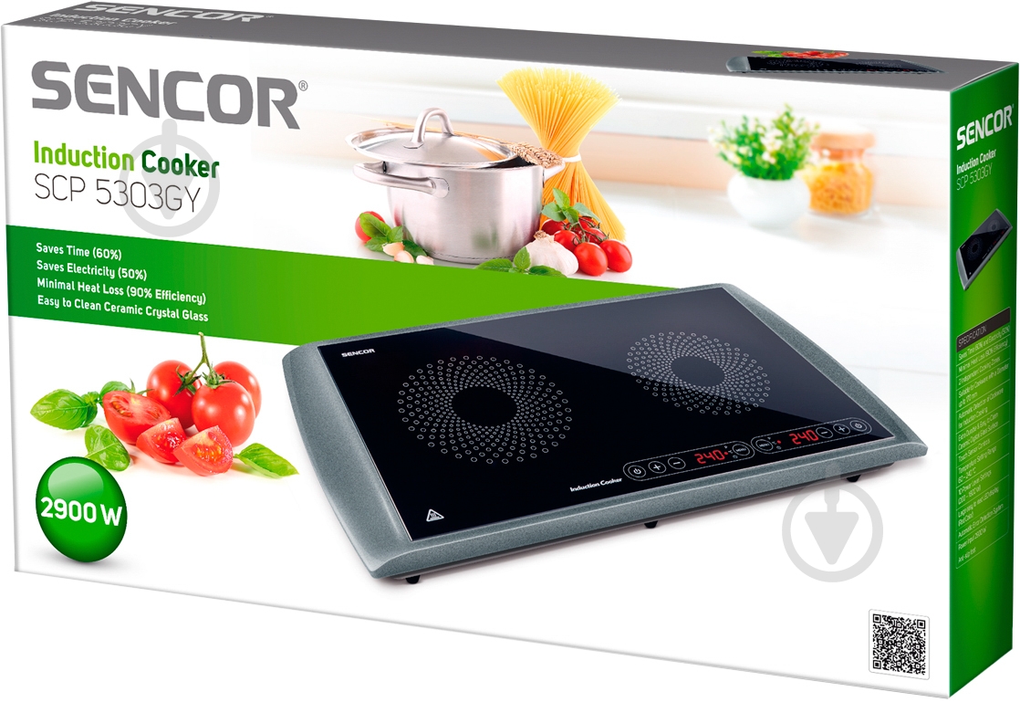 Плита индукционная настольная Sencor SCP 5303GY - фото 5