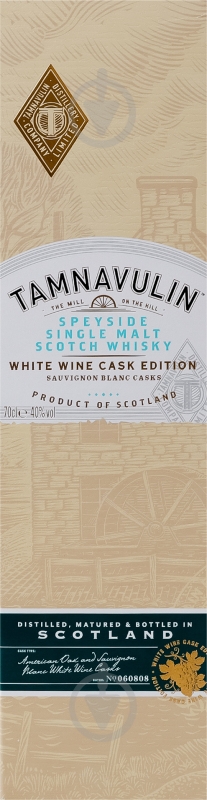 Виски Tamnavulin White wine cask edition 40% 0,7 л - фото 4