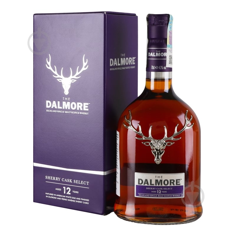 Виски Dalmore 43% 12YO Sherry cask select 0,7 л - фото 1