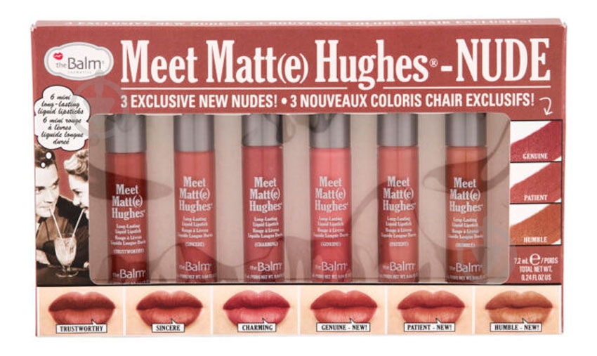 Набір theBalm Silky Lips Meet Matte Mini Kit 8 7,2 мл - фото 1