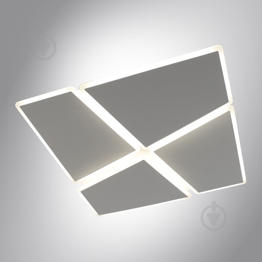 Люстра потолочная ESLLSE AERO 4S 70 Вт 455х455х57 мм 4x70 Вт LED-модуль белый 10458 - фото 1