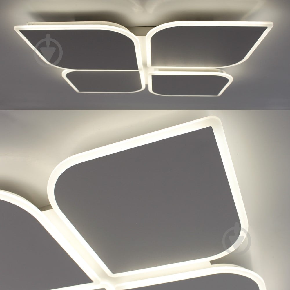 Люстра світлодіодна ESLLSE AERO 4F 70 Вт 455х455х57 мм 4x70 Вт LED-модуль білий 10457 - фото 5