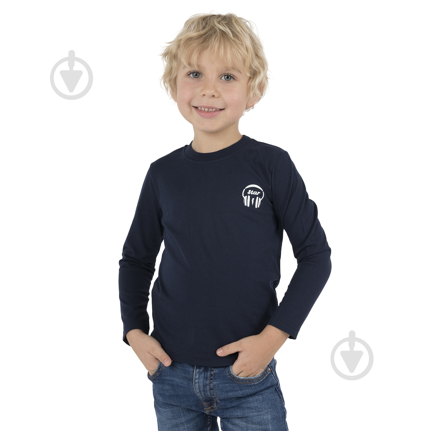 Джемпер для мальчика Funtime Play р.116 синий - фото 1 Джемпер для мальчика Funtime Play р.116 синий - фото 1