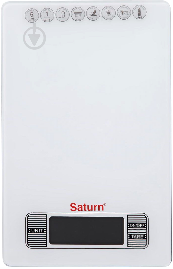Весы кухонные Saturn ST-KS7235 White - фото 1 Весы кухонные Saturn ST-KS7235 White - фото 1