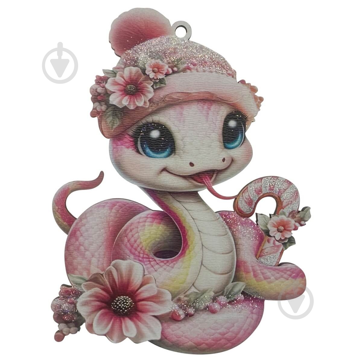 Подвеска MIS LT Змейка дерево 12 см - фото 3