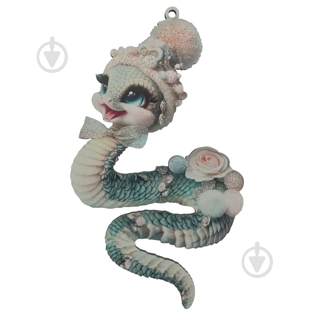 Подвеска MIS LT Змейка дерево 12 см - фото 2