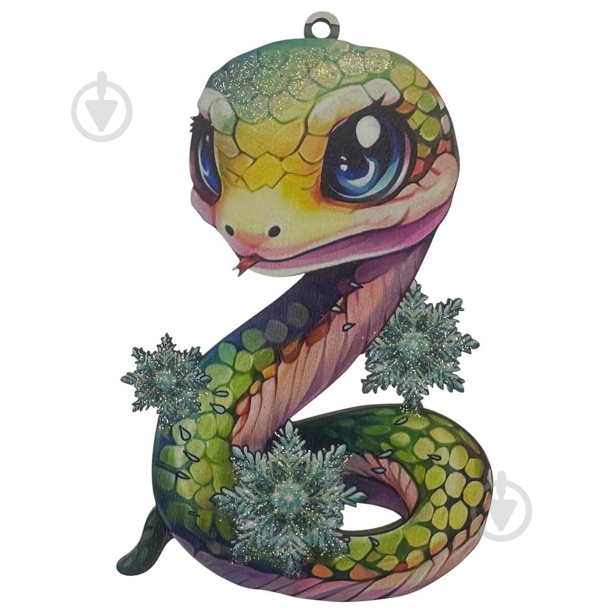 Подвеска MIS LT Змейка дерево 12 см - фото 6