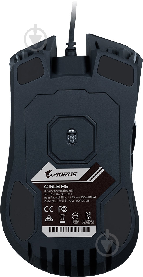 Мышь Gigabyte AORUS M5 black - фото 5