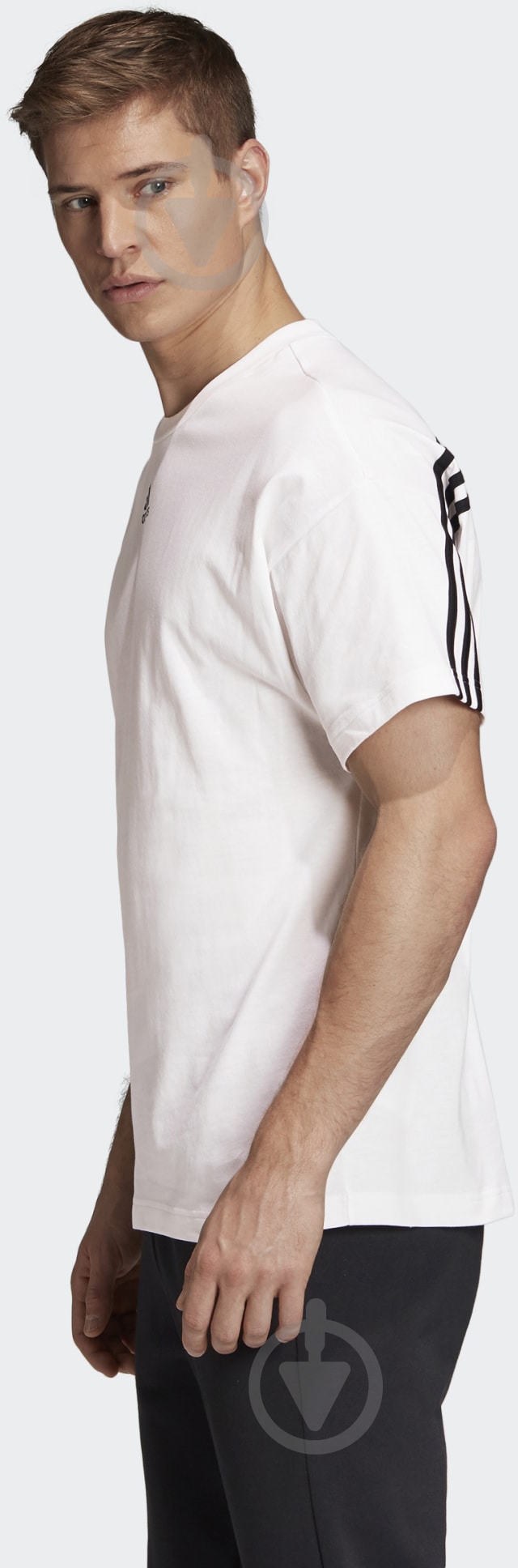 Футболка Adidas M MH 3S Tee GC9057 р.M белый - фото 2