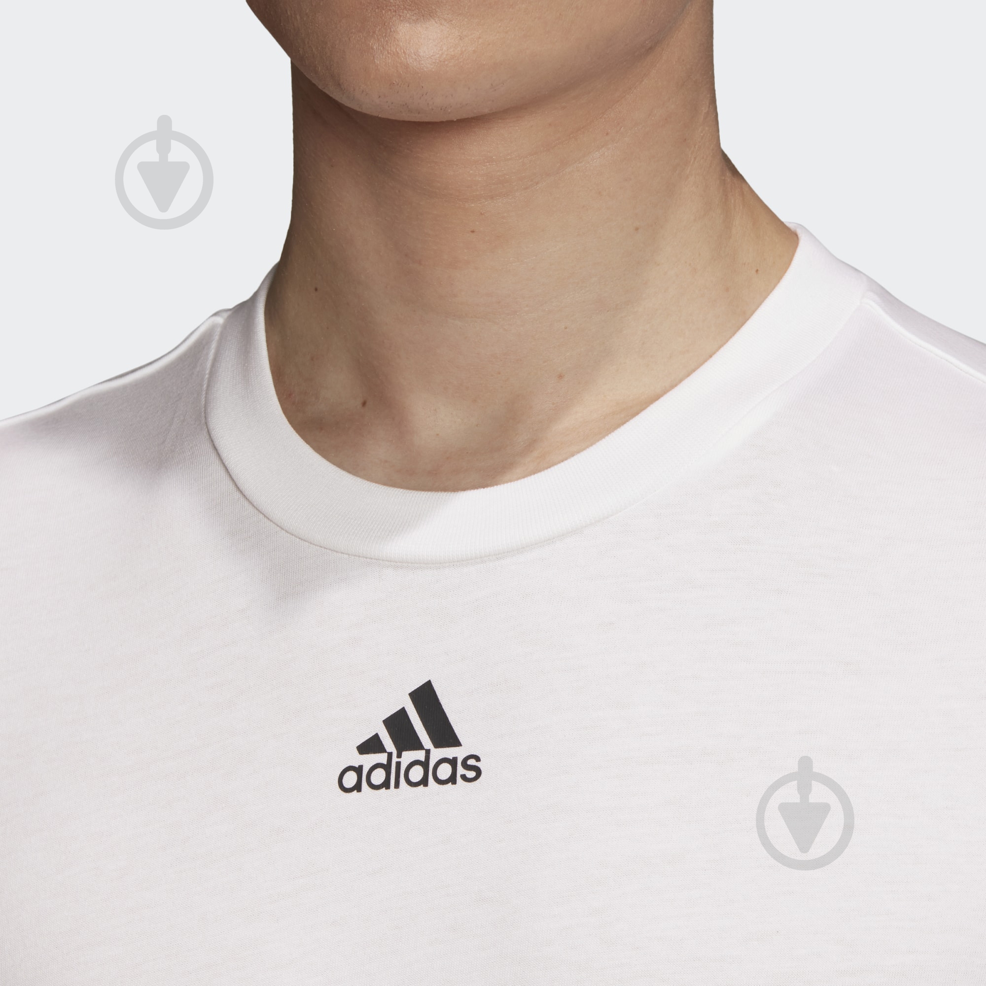 Футболка Adidas M MH 3S Tee GC9057 р.M белый - фото 7