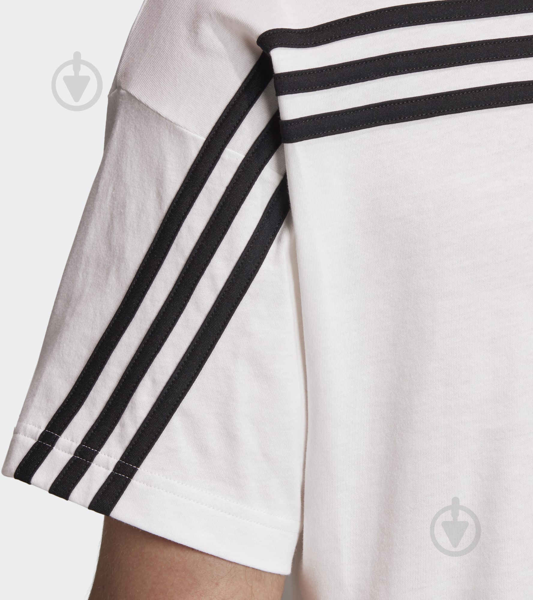 Футболка Adidas M MH 3S Tee GC9057 р.M белый - фото 9