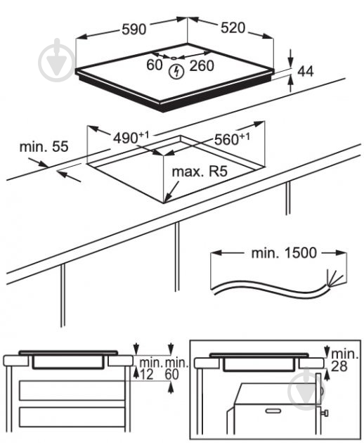 Варочная поверхность индукционная Electrolux EIS624 EIS624 - фото 14