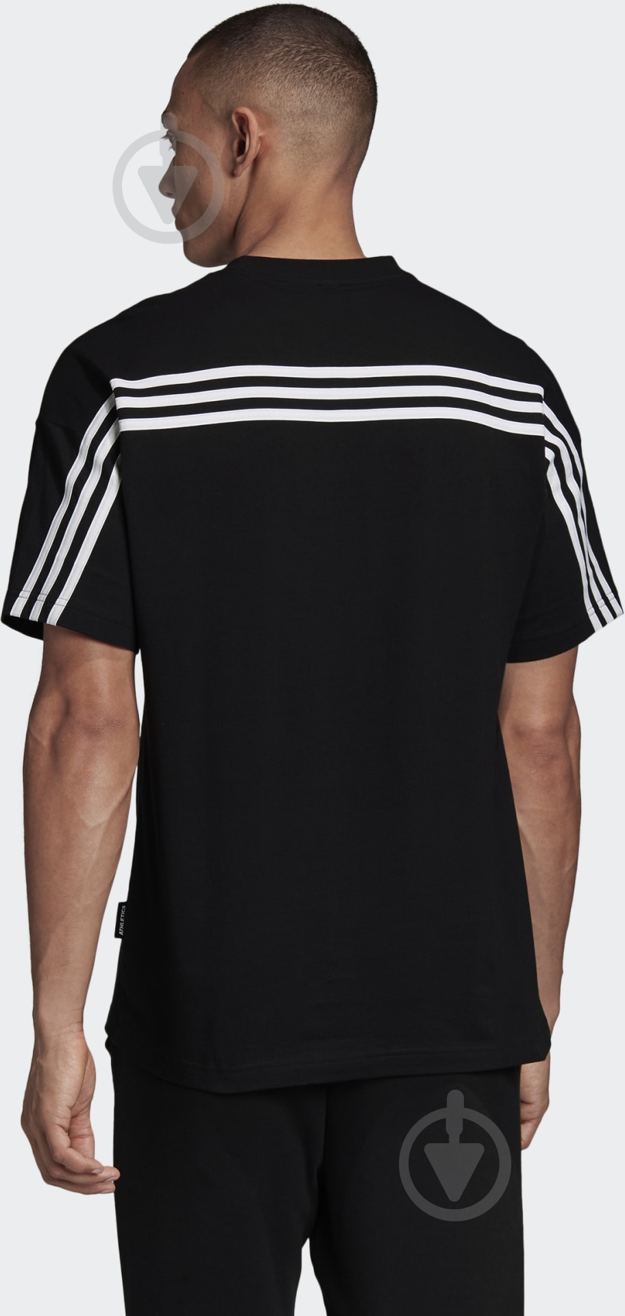 Футболка Adidas M MH 3S Tee GC9060 р.S черный - фото 3