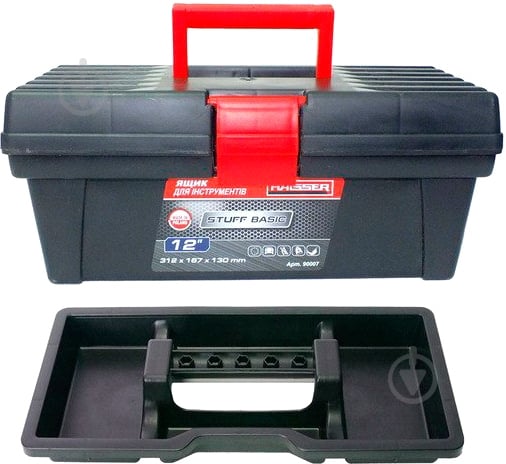 Ящик для ручного инструмента Сталь Stuff Basic 12" 90007 - фото 1