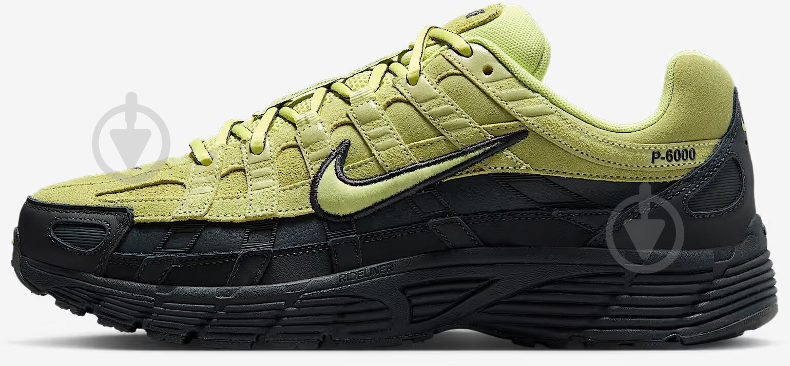 Кросівки чоловічі Nike P-6000 PRM IF0668-300 р.41 зелені із чорним - фото 1 Кросівки чоловічі Nike P-6000 PRM IF0668-300 р.41 зелені із чорним - фото 1