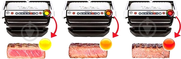 Гриль-барбекю Tefal OPTIGRILL GC702D34 - фото 4