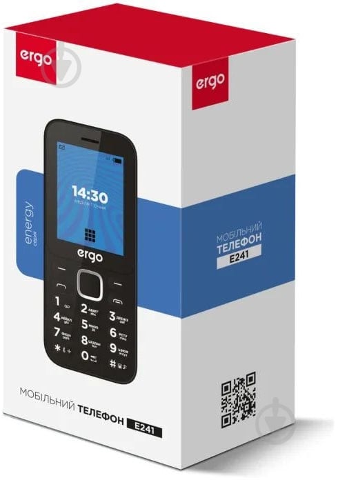 Мобильный телефон Ergo E241 Dual Sim red E241 red - фото 5