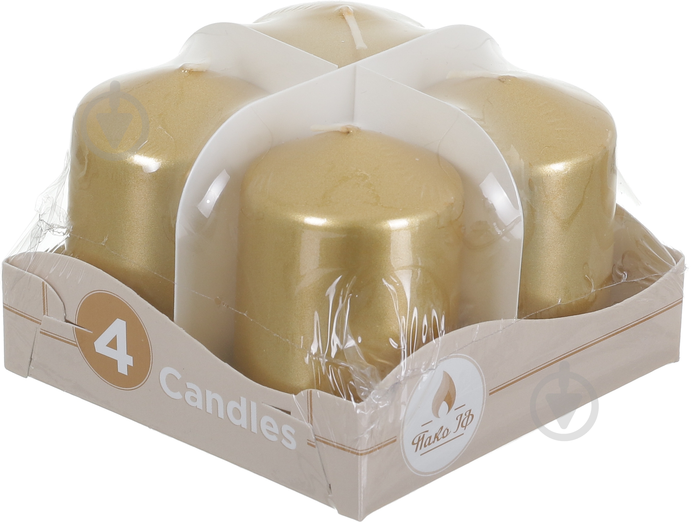 Набор свечей Адвента 40/60 золотых 4 шт. Pako-If - фото 2 Набор свечей Адвента 40/60 золотых 4 шт. Pako-If - фото 2