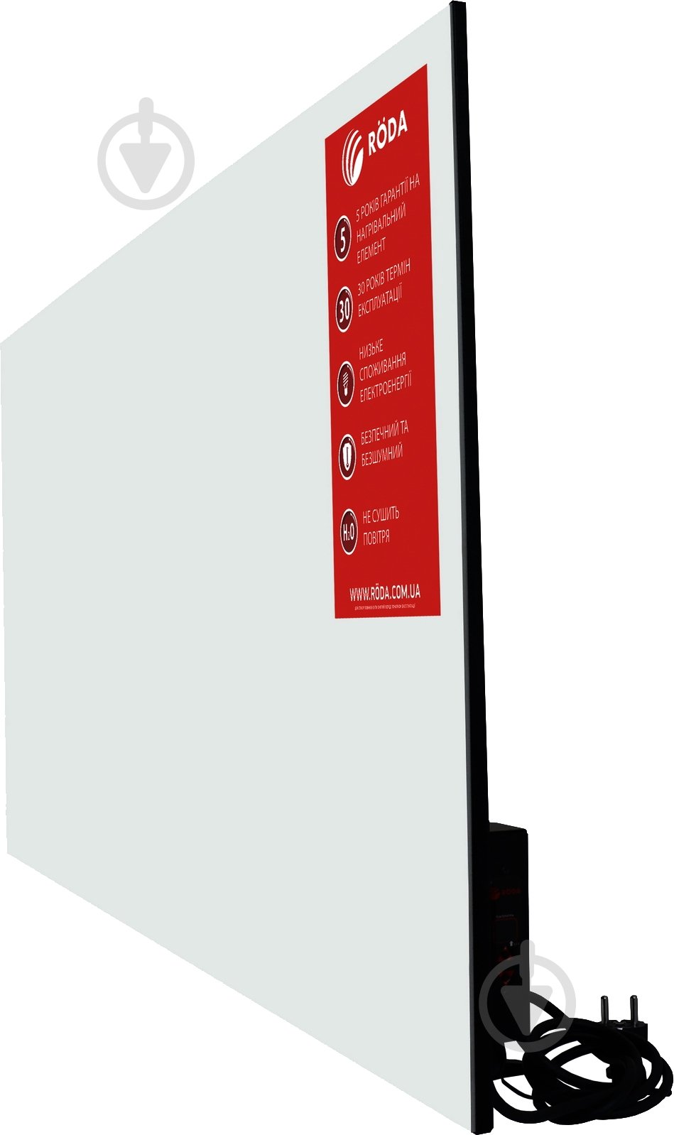 Обогреватель керамический Roda RHP-1000EU панельный - фото 4 Обогреватель керамический Roda RHP-1000EU панельный - фото 4