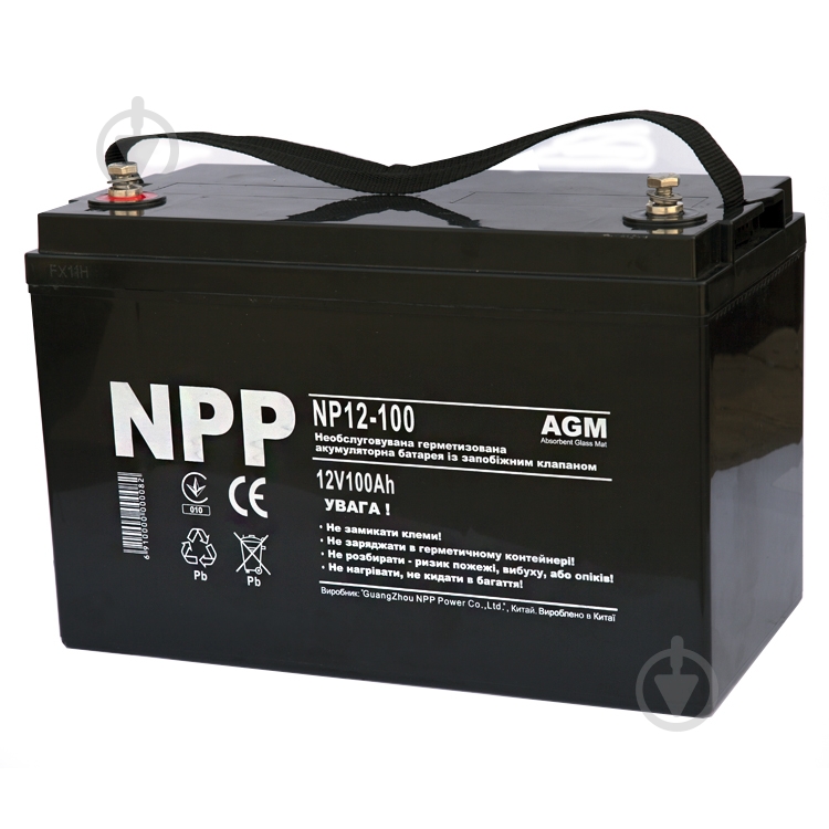 Батарея акумуляторна для ДБЖ NPP NP12100 - фото 1