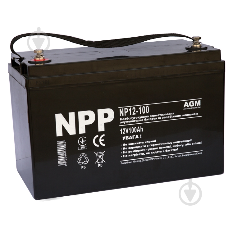 Батарея акумуляторна для ДБЖ NPP NP12100 - фото 2