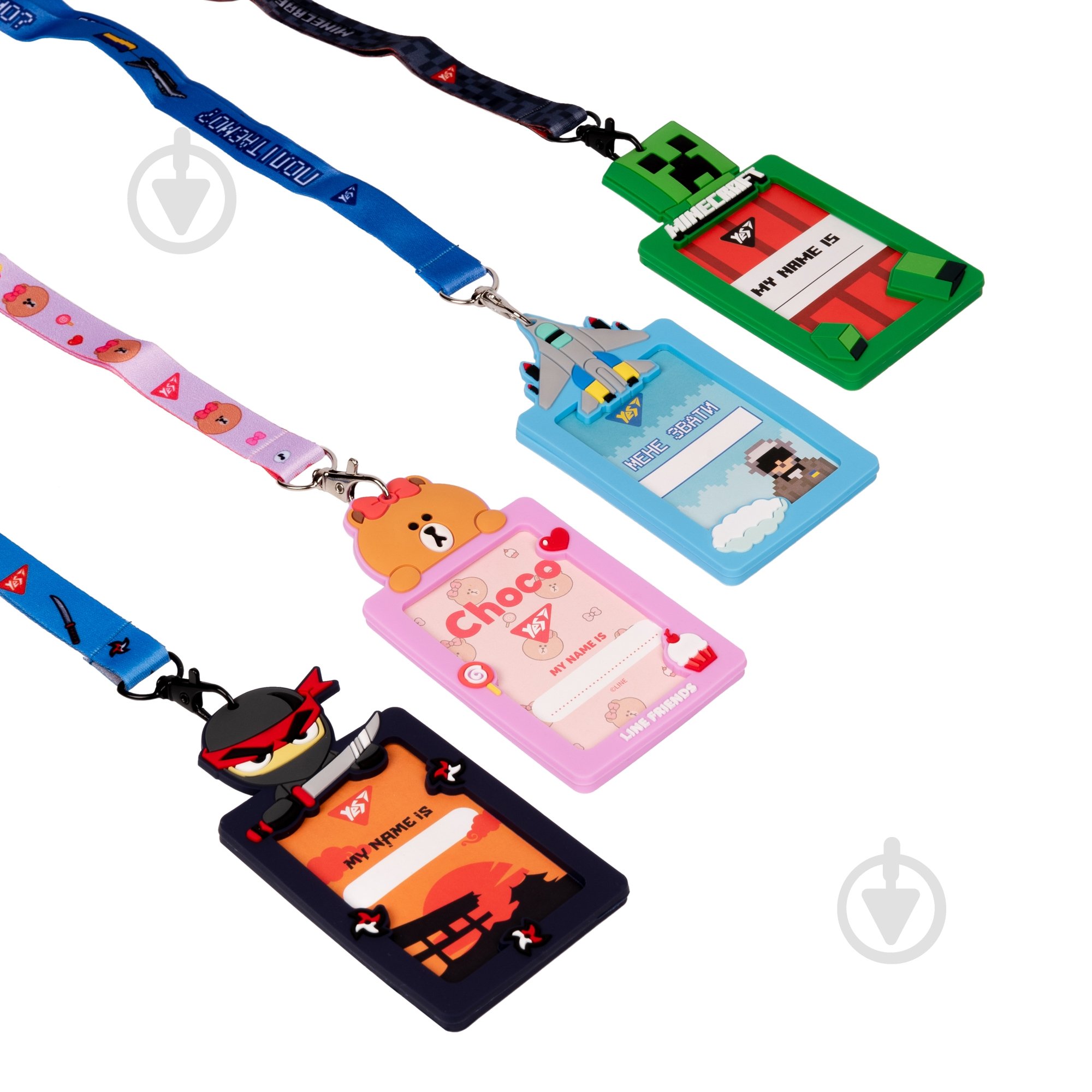 Бейдж на ленте 8bit UA YES - фото 4 Бейдж на ленте 8bit UA YES - фото 4