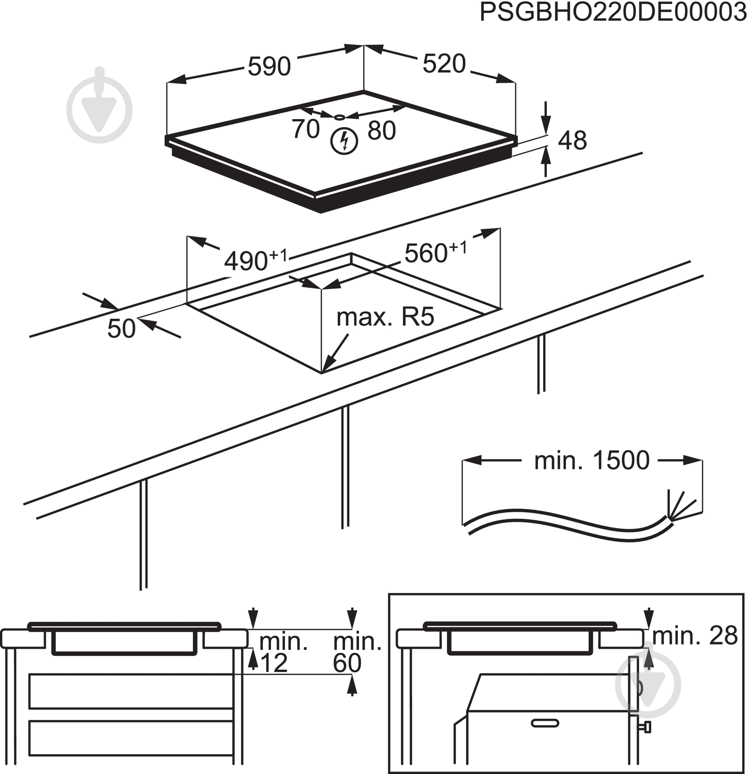 Варочная поверхность индукционная Zanussi ZIBN641K - фото 5 Варочная поверхность индукционная Zanussi ZIBN641K - фото 5
