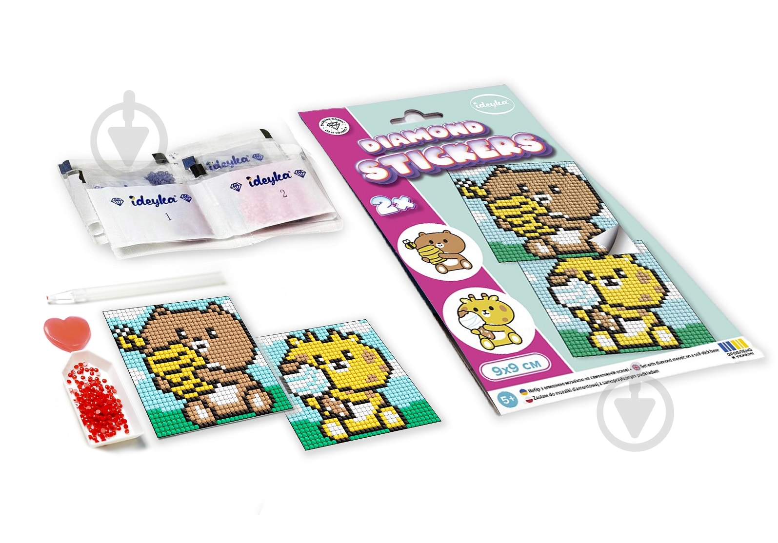 Алмазная мозаика Бантик Ideyka - фото 2