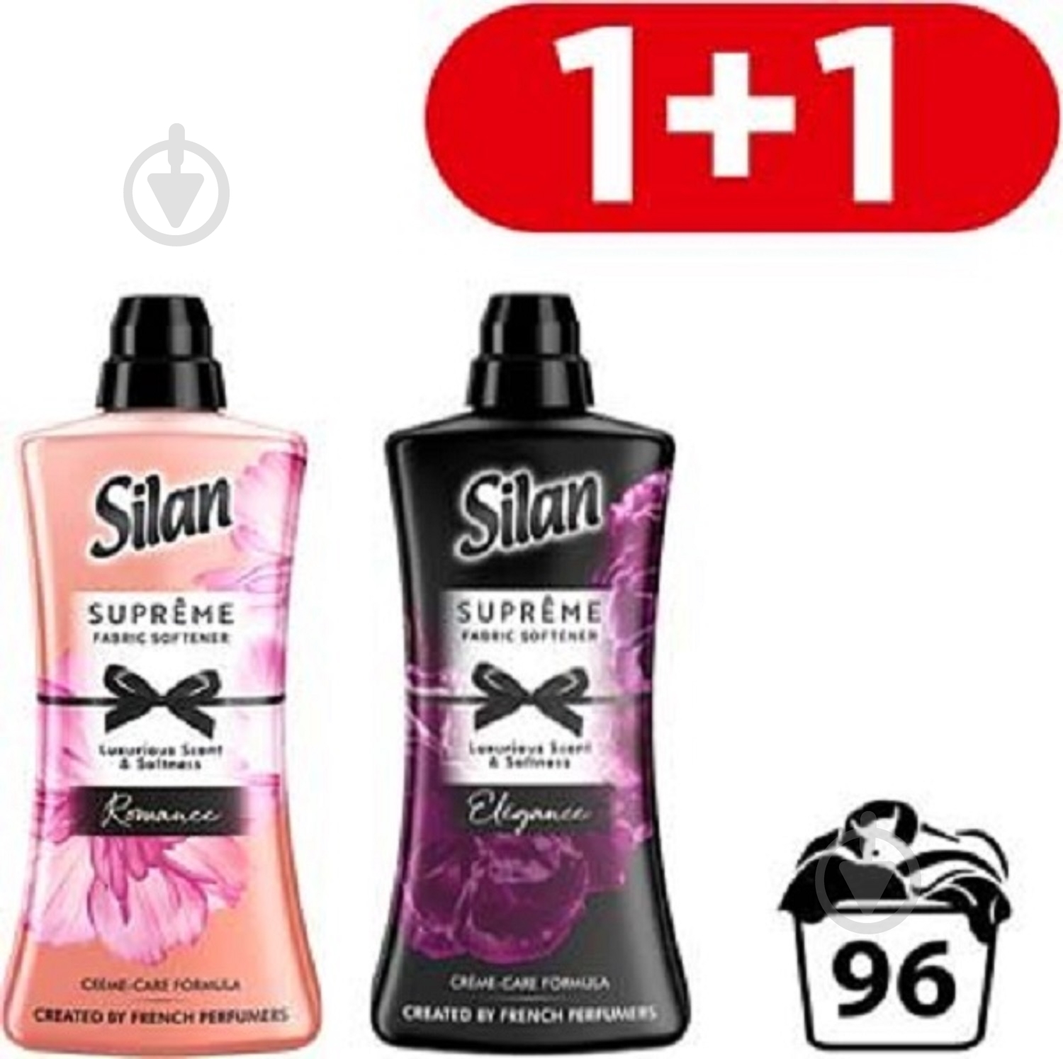 Кондиционер-ополаскиватель Silan Supreme Romance+Elegance 2х1.2 л - фото 1