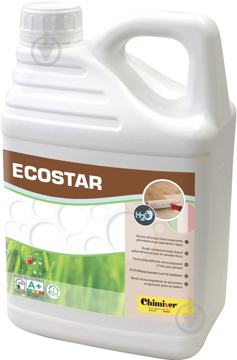 Лак ECOSTAR Chimiver мат 5 л прозорий - фото 1