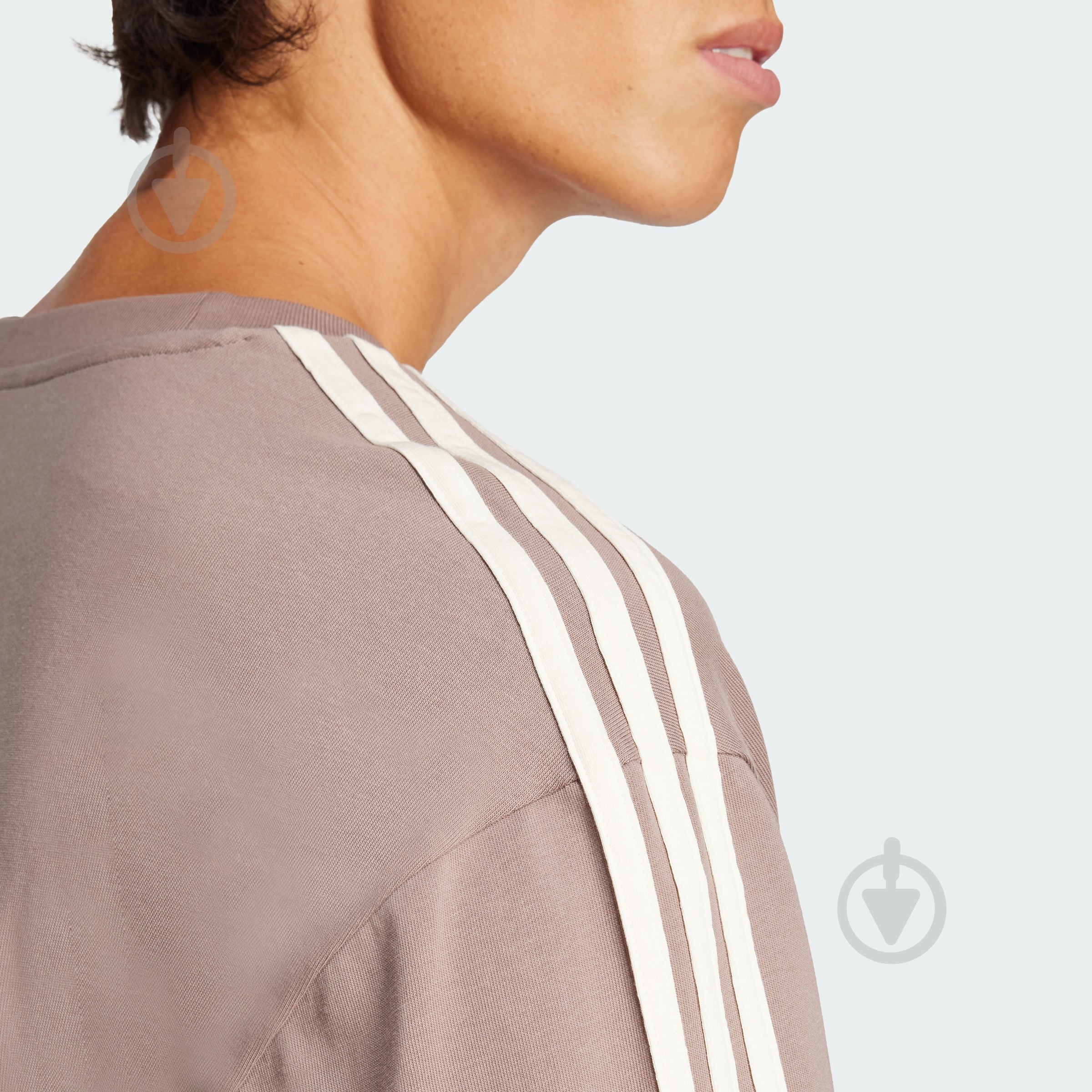 Футболка Adidas Oversize tee JP1058 р.S коричневый - фото 4