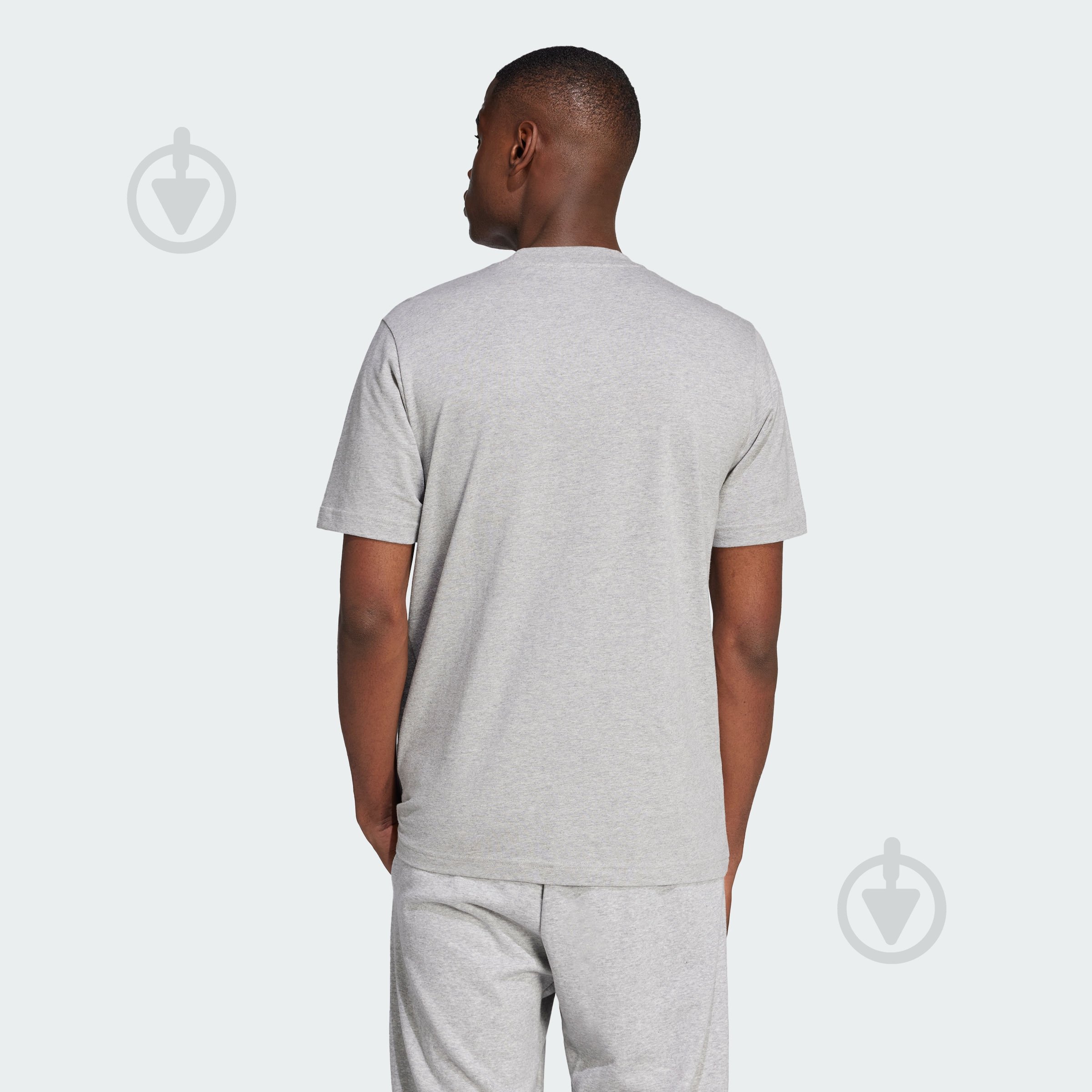 Футболка Adidas M BL SJ T JE8948 р.S сірий - фото 2 Футболка Adidas M BL SJ T JE8948 р.S сірий - фото 2