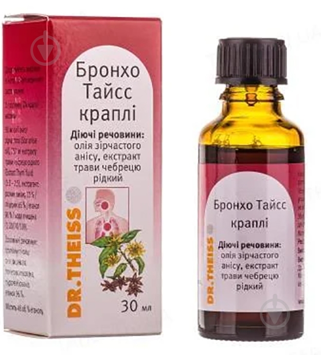 Бронхо тайс краплі 30 мл - фото 1 Бронхо тайс краплі 30 мл - фото 1