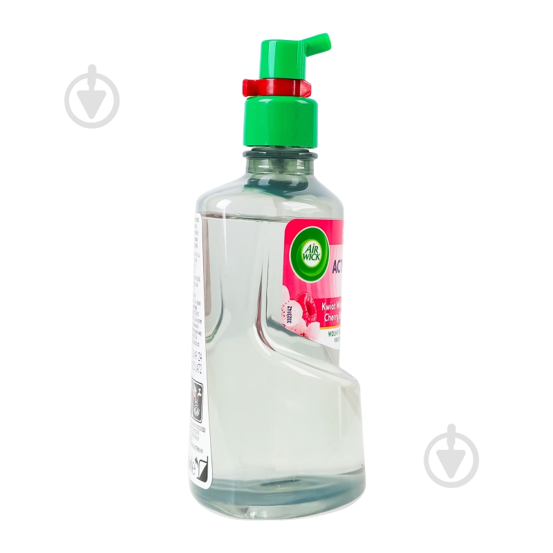 Сменный баллон для автоматического освежителя воздуха Air Wick Active Fresh Цвет вишни и свежесть малины 228 мл - фото 3 Сменный баллон для автоматического освежителя воздуха Air Wick Active Fresh Цвет вишни и свежесть малины 228 мл - фото 3