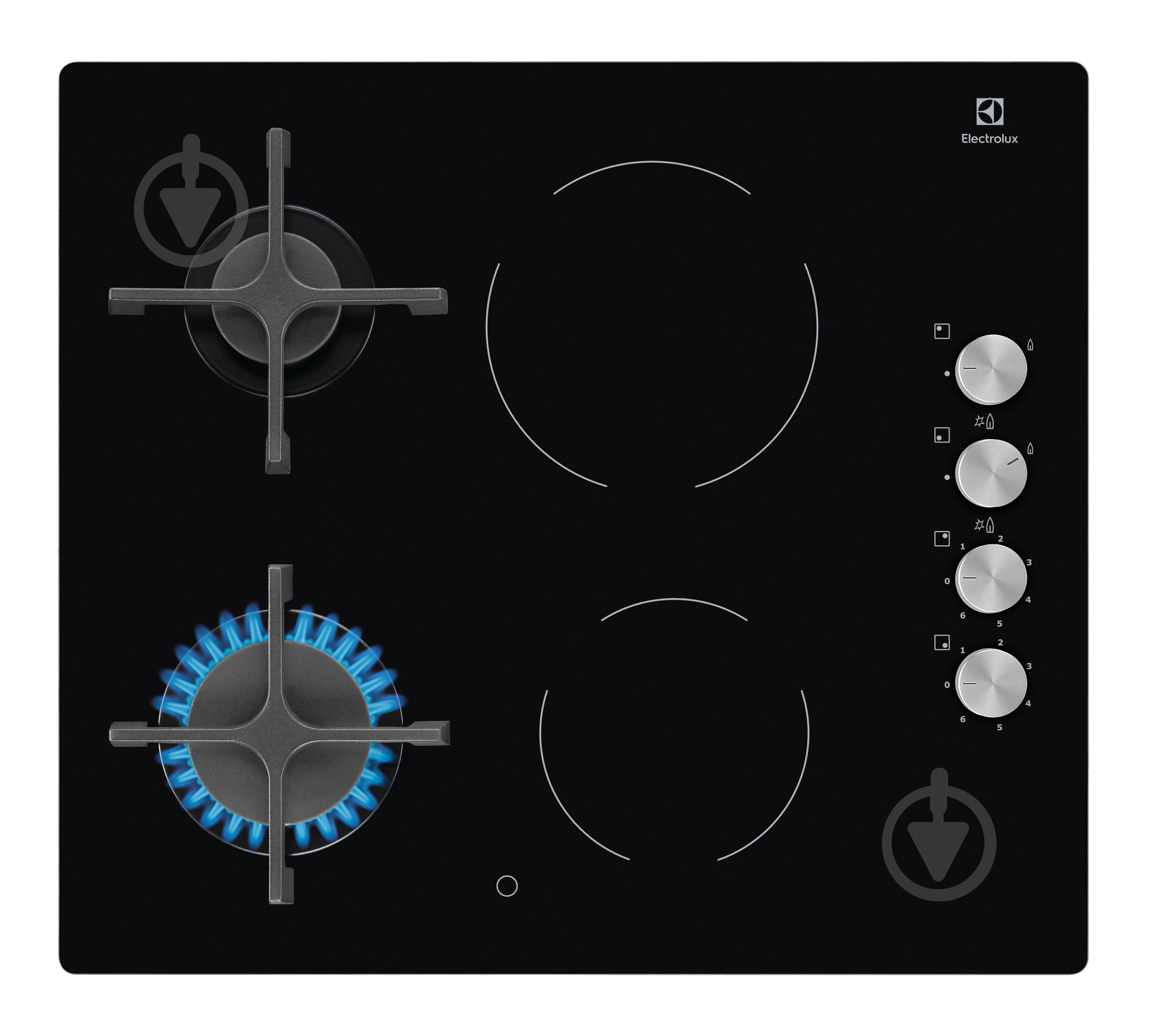 Варочная поверхность комбинированная Electrolux EGE6172NOK - фото 1