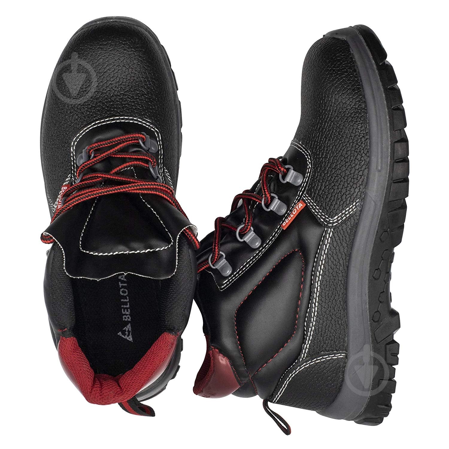 Черевики робочі Bellota високі Classic р.44 7230044S3.B чорний із червоним - фото 2 Черевики робочі Bellota високі Classic р.44 7230044S3.B чорний із червоним - фото 2