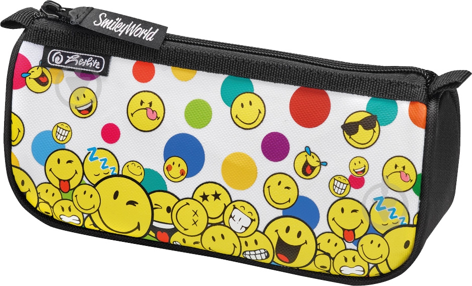Пенал Sport Smileyworld Faces 50015344 Herlitz різнокольоровий - фото 1