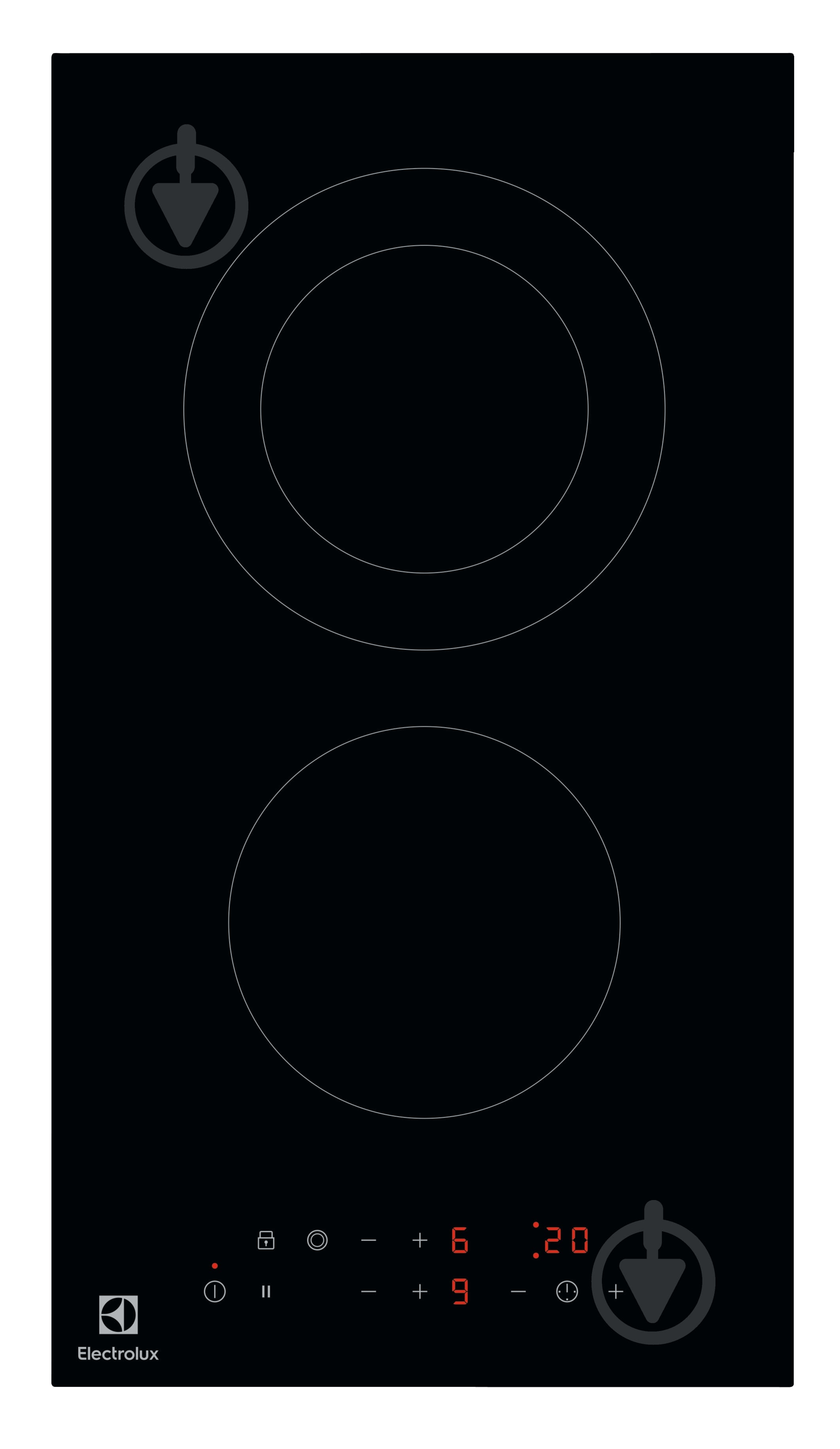 Варильна поверхня електрична Electrolux LHR3233CK - фото 1 Варильна поверхня електрична Electrolux LHR3233CK - фото 1