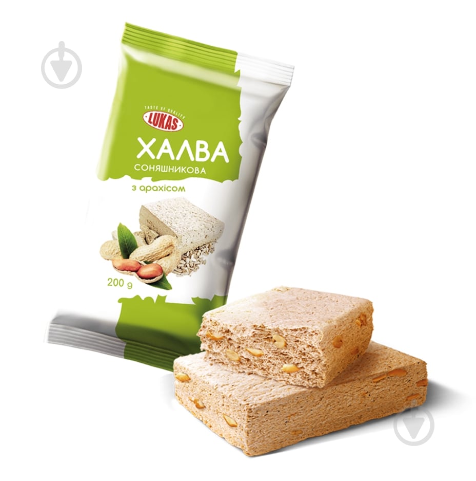 Халва Lukas соняшникова з арахісом - фото 1