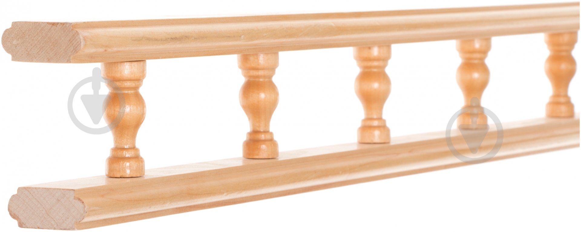 Галерейка пряма 2 м МДФ + масив клен - фото 1