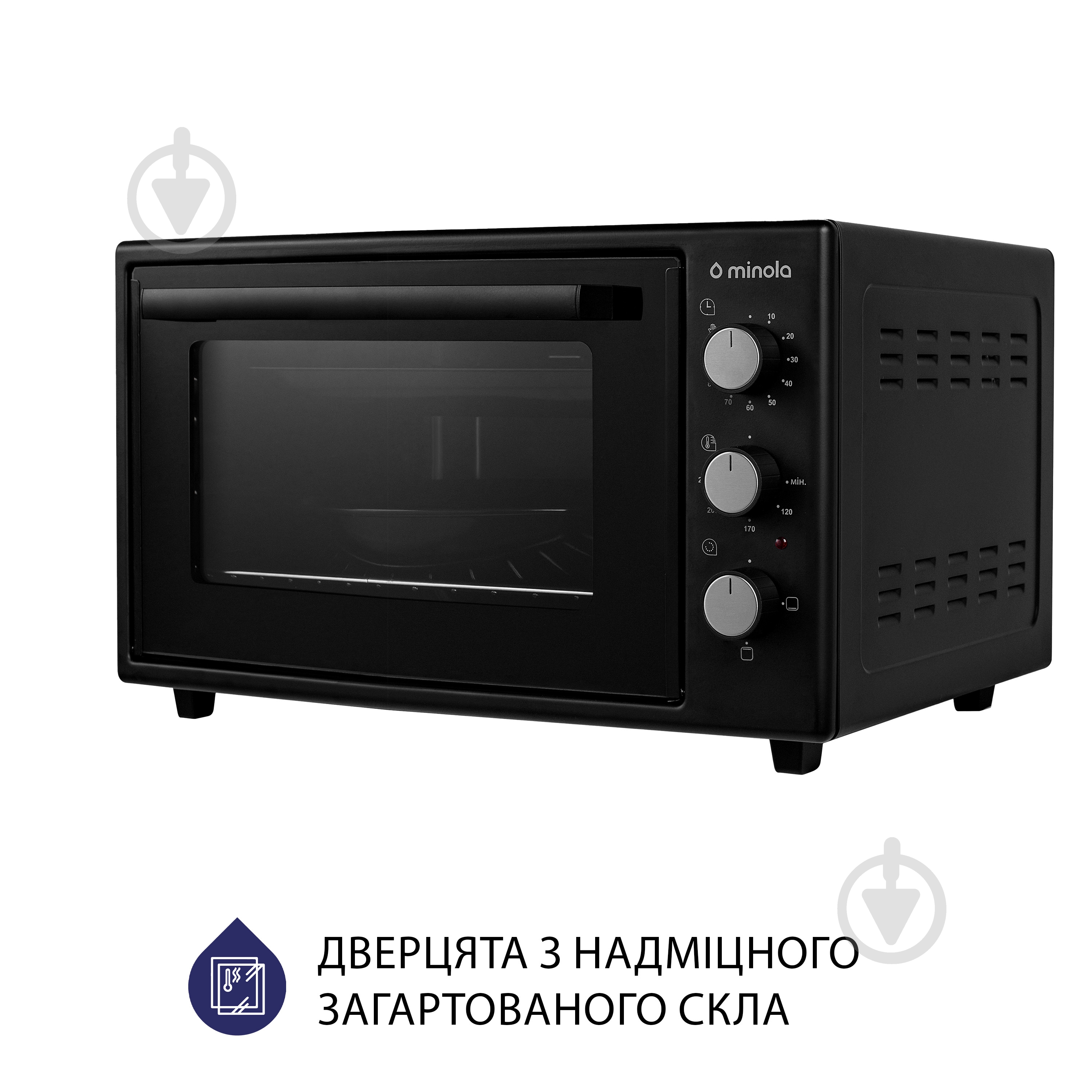 Электрическая мини-печь Minola FOE 3714 BL - фото 5