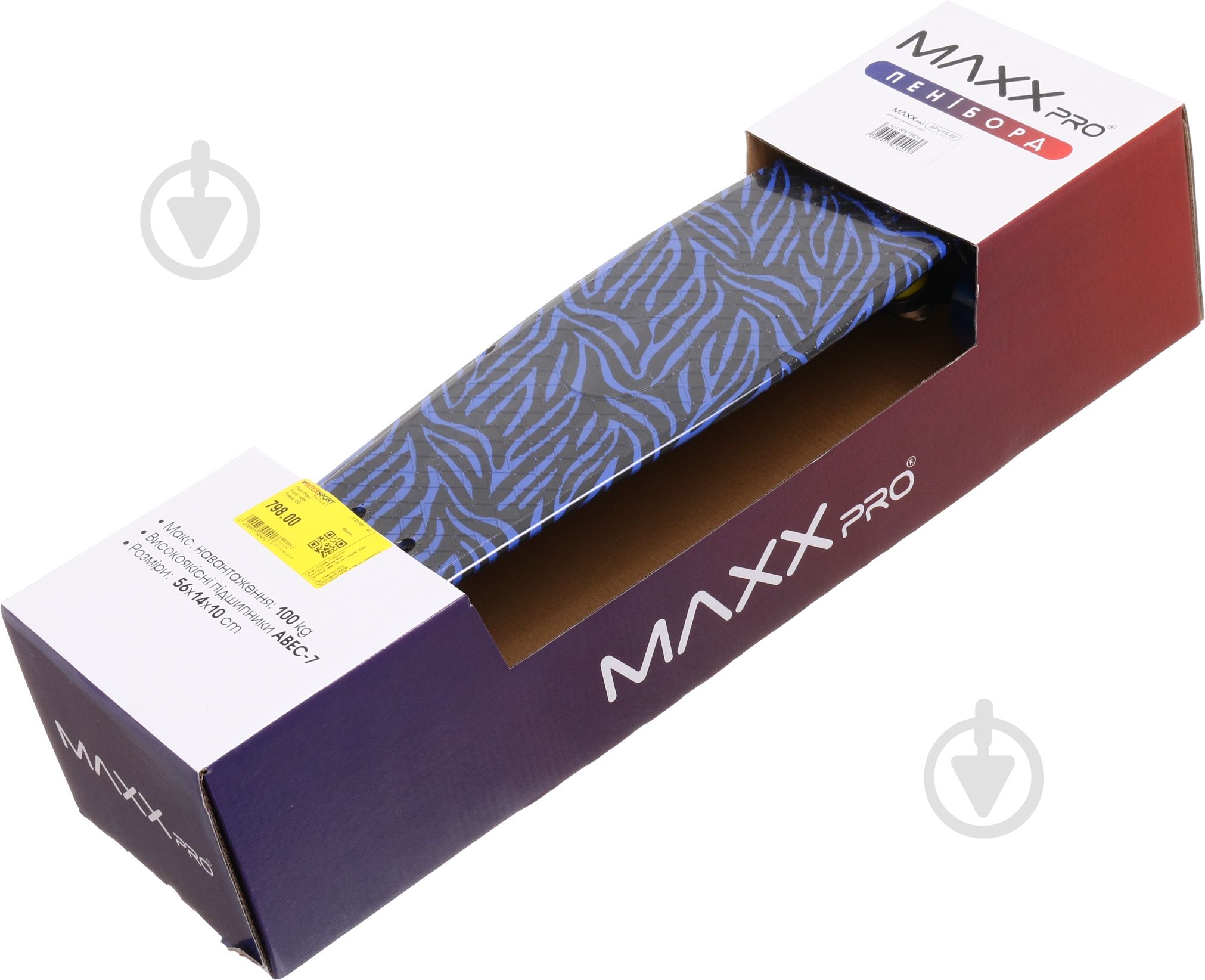 Пенниборд MaxxPro AP-01A-BK черный с рисунком - фото 5