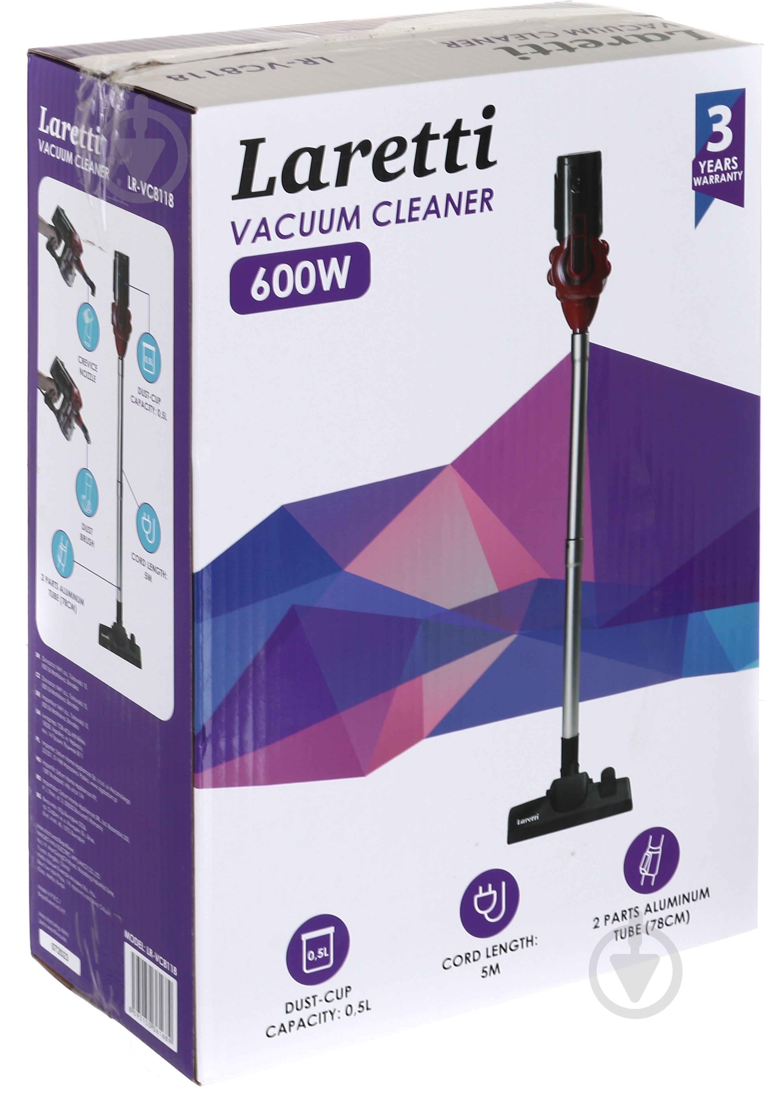 Пылесос Laretti LR-VC8118 red - фото 8 Пылесос Laretti LR-VC8118 red - фото 8