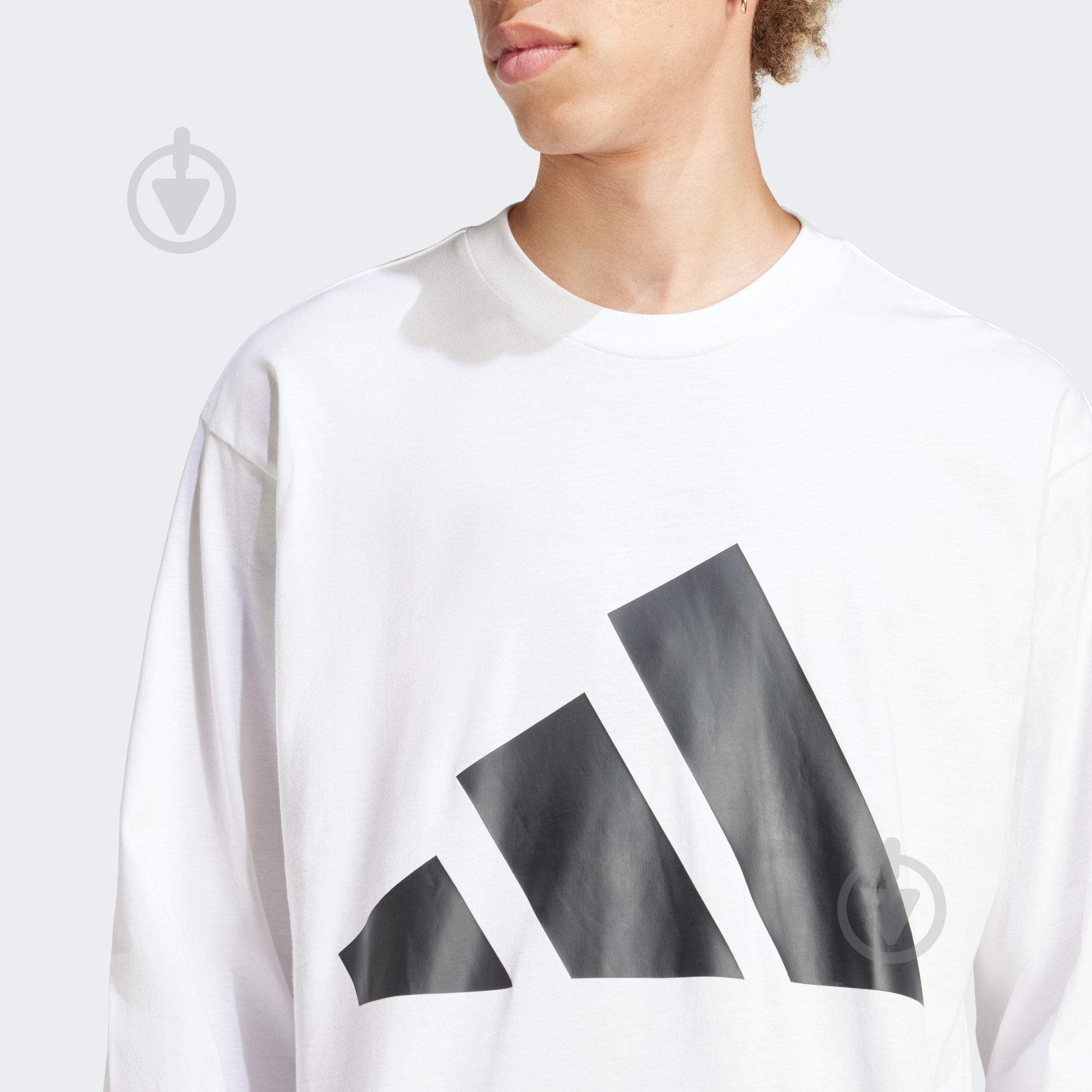 Футболка Adidas M BL SJ LS T IN6181 р.XL белый - фото 4 Футболка Adidas M BL SJ LS T IN6181 р.XL белый - фото 4