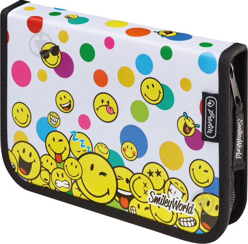Пенал Smileyworld Faces 19 предметов 50015375 Herlitz разноцветный - фото 1