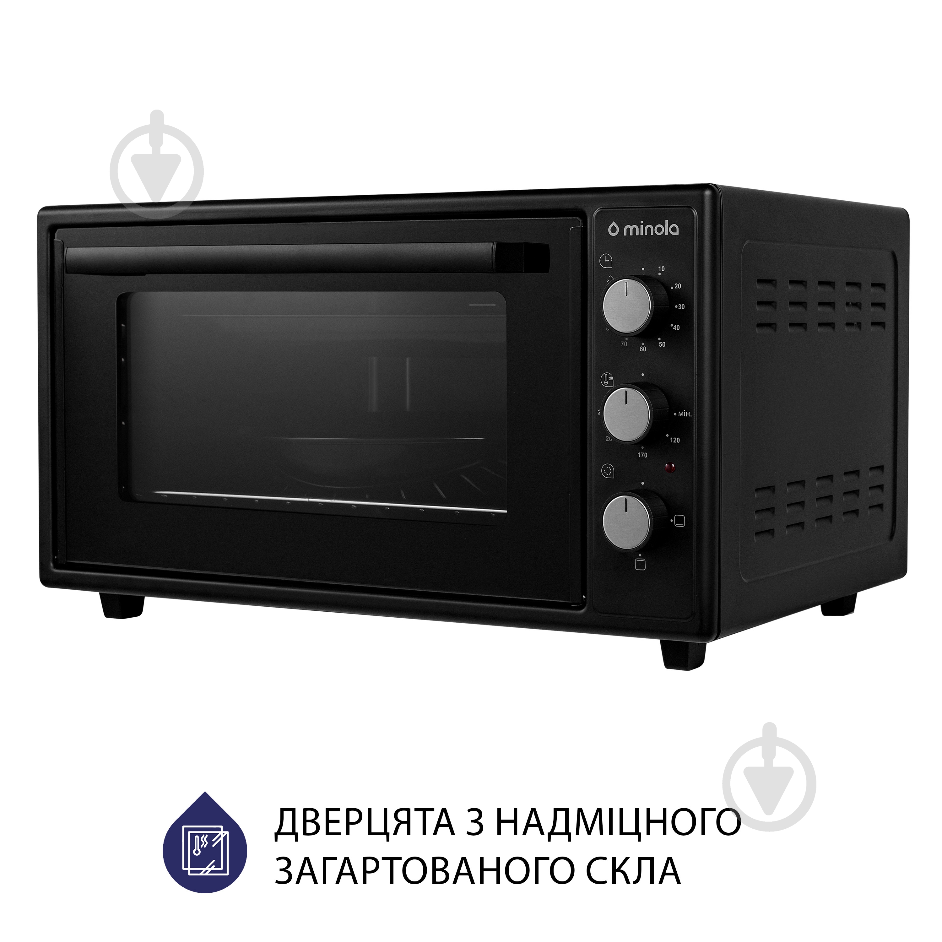 Электрическая мини-печь Minola FOE 4815 BL - фото 5