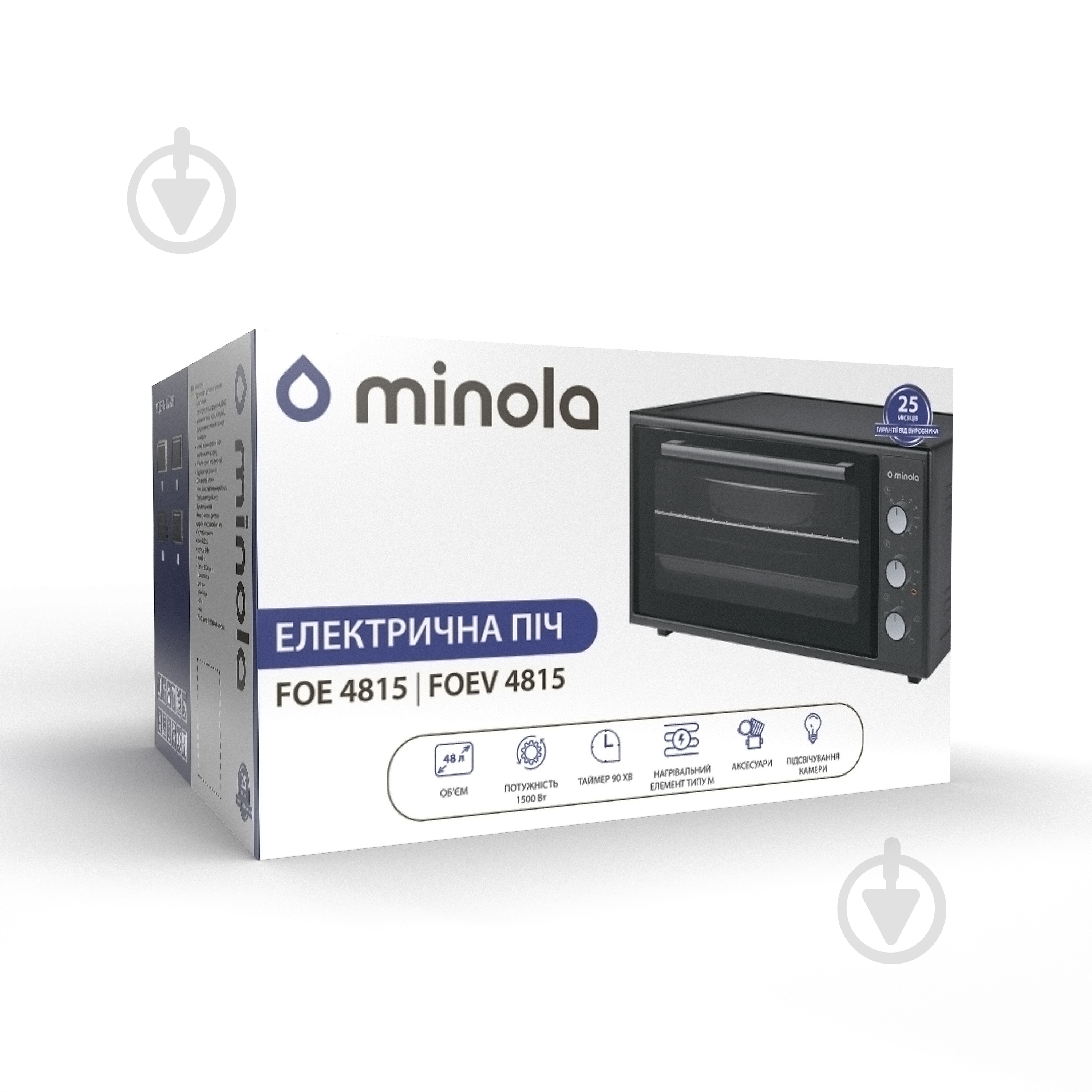 Электрическая мини-печь Minola FOE 4815 IV - фото 14
